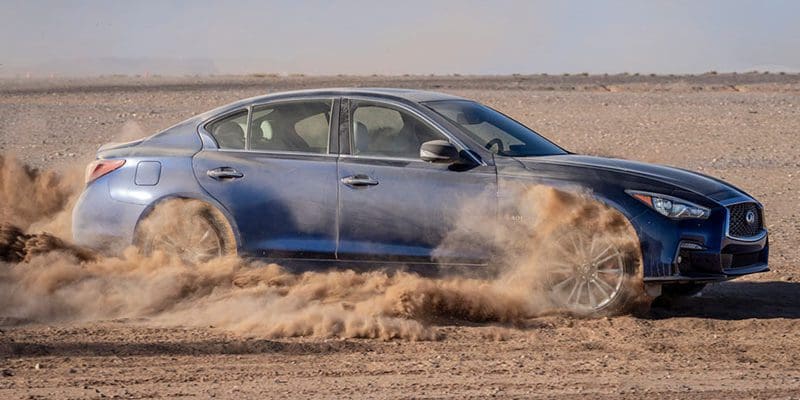 2021 Infiniti Q50 Red Sport 400 AWD. Sporting Se-dammmmm.