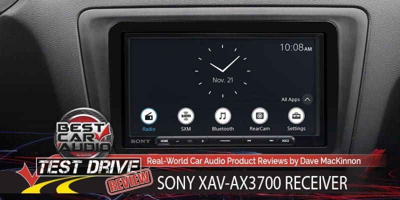 Test Drive Review: Sony XAV-AX3700